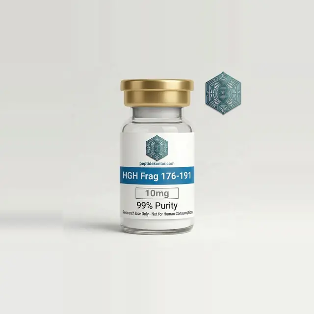 HGH Fragment 176–191 10 mg research vial, ≥ 99.3% HPLC purity