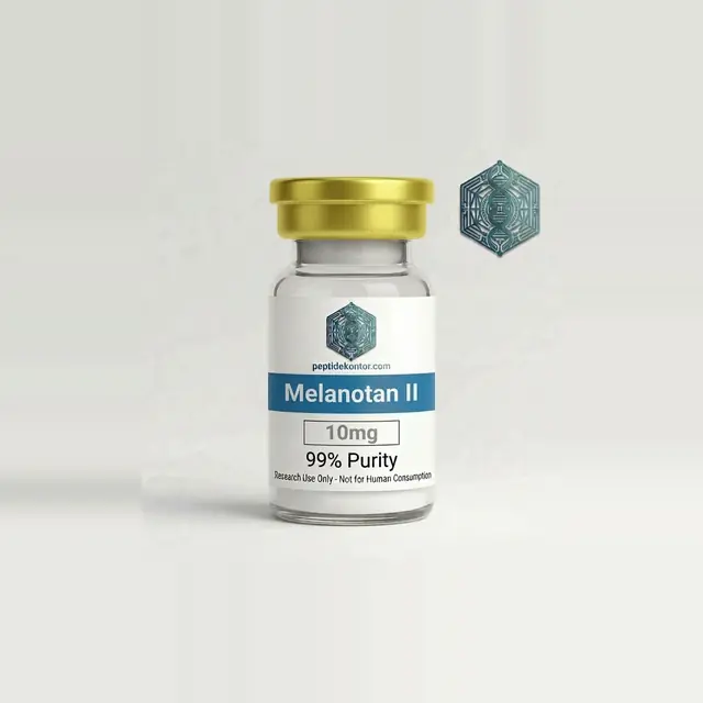 Melanotan II 10 mg research vial, ≥ 99.1% HPLC purity