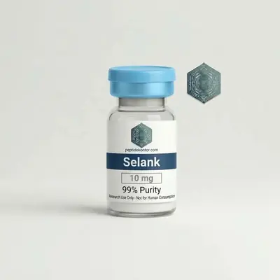 Selank 10 mg research vial, ≥ 99.2% HPLC purity